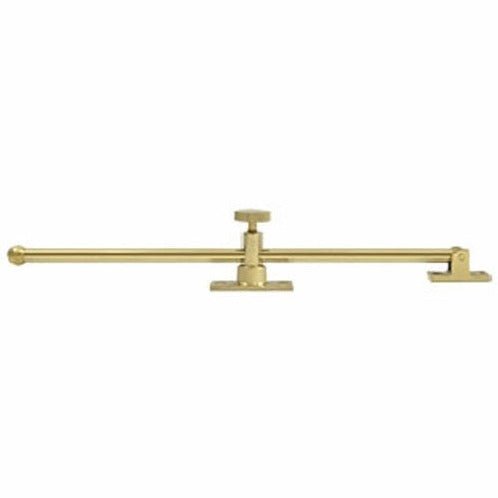 Antique Hardware 12 Inch Solid Brass Standard Casement Stay Adjuster WINDOW STAY