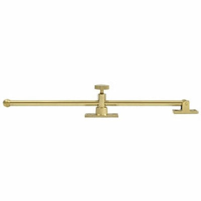 Antique Hardware 12 Inch Solid Brass Standard Casement Stay Adjuster WINDOW STAY