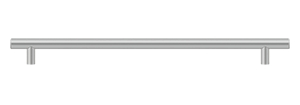 ##Antique Hardware## 13 5/8 Inch Deltana Stainless Steel Bar Pull (11 5/16 Inch c-c)