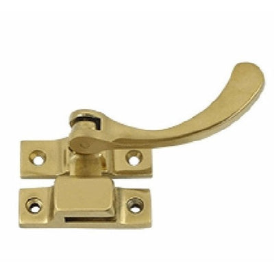 Antique Hardware 4 1/2 Inch Solid Brass Window Lock Casement Fastener SASHLOCK