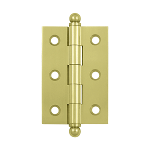 Antique Hardware 2 1/2 Inch x 1 11/16 Inch Solid Brass Cabinet Hinges CABINET HINGE