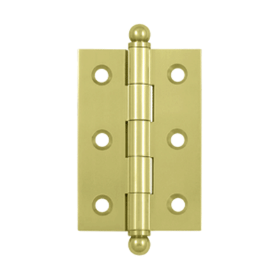 Antique Hardware 2 1/2 Inch x 1 11/16 Inch Solid Brass Cabinet Hinges CABINET HINGE