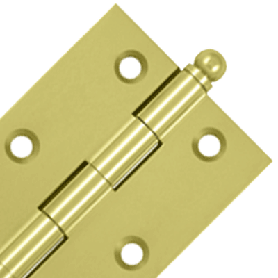 Antique Hardware 3 Inch x 2 Inch Solid Brass Cabinet Hinges HINGE