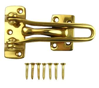 Antique Hardware 4 Inch Solid Brass Door Guard DOOR-HOLDER