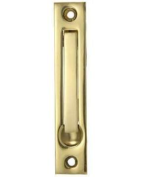 Antique Hardware 3 3/8 Inch Tall Solid Brass Edge Pull EDGE PULL