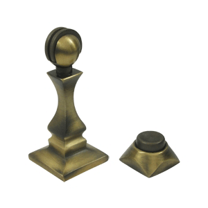 Antique Hardware Baseboard/Floor Magnetic Door Hold / Door Stop BASEBOARD-DOORSTOP