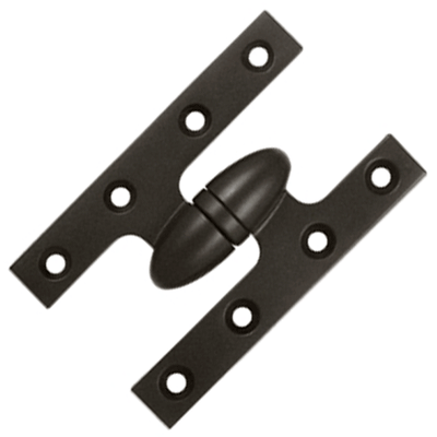 Antique Hardware 5 Inch x 3 1/4 Inch Solid Brass Olive Knuckle Hinge HINGE