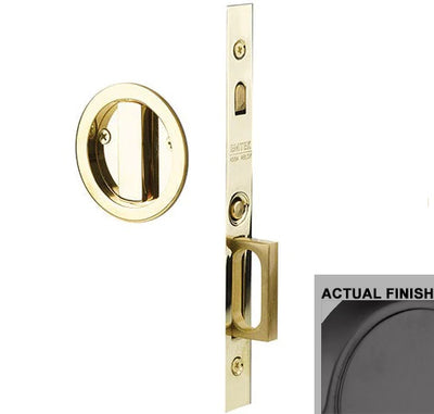 Antique Hardware Emtek Round Brass Mortise Pocket Door (Several Finishes Available) POCKET DOOR