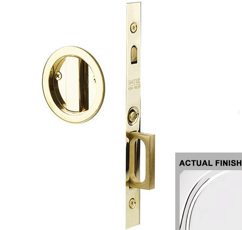Antique Hardware Emtek Round Brass Mortise Pocket Door (Several Finishes Available) POCKET DOOR