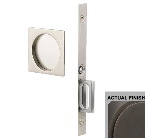 Antique Hardware Emtek Square Brass Mortise Pocket Door (Several Functions Available) POCKET DOOR