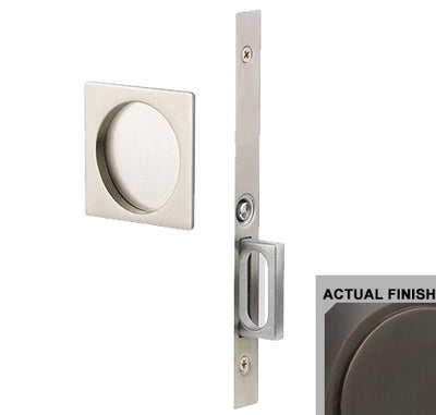 Antique Hardware Emtek Square Brass Mortise Pocket Door (Several Functions Available) POCKET DOOR