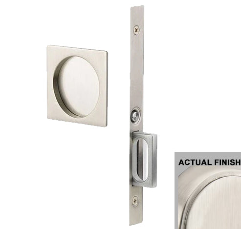 Antique Hardware Emtek Square Brass Mortise Pocket Door (Several Functions Available) POCKET DOOR