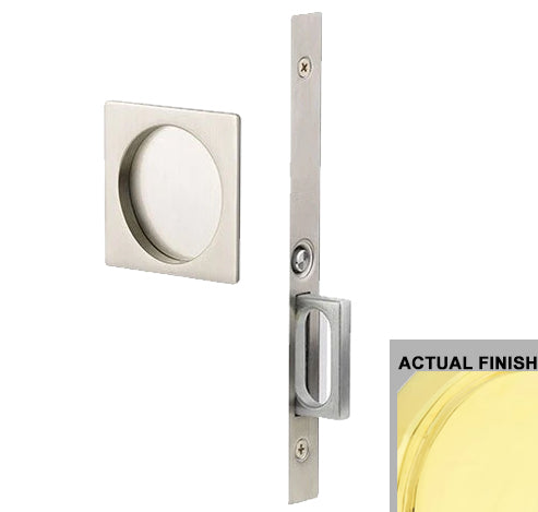 Antique Hardware Emtek Square Brass Mortise Pocket Door (Several Functions Available) POCKET DOOR