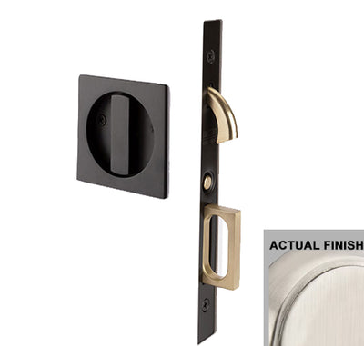 Antique Hardware Emtek Square Brass Mortise Pocket Door (Several Functions Available) POCKET DOOR