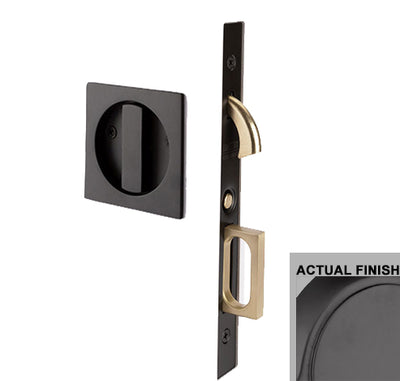 Antique Hardware Emtek Square Brass Mortise Pocket Door (Several Functions Available) POCKET DOOR