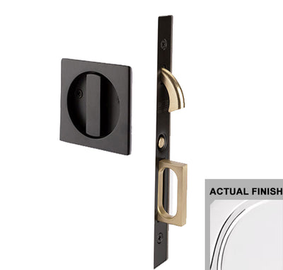 Antique Hardware Emtek Square Brass Mortise Pocket Door (Several Functions Available) POCKET DOOR