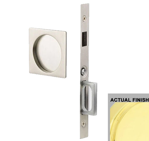Antique Hardware Emtek Square Brass Mortise Pocket Door (Several Functions Available) POCKET DOOR