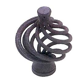 Antique Hardware 1 1/4 Inch Solid Steel Flanders Birdcage Cabinet & Furniture Knob KNOB
