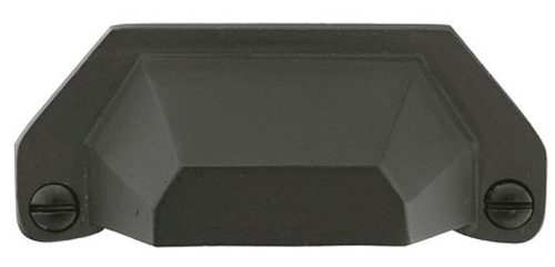 Antique Hardware 3 3/8 Inch Overall (3 Inch c-c) Sandcast Bronze Bin Pull BIN PULL