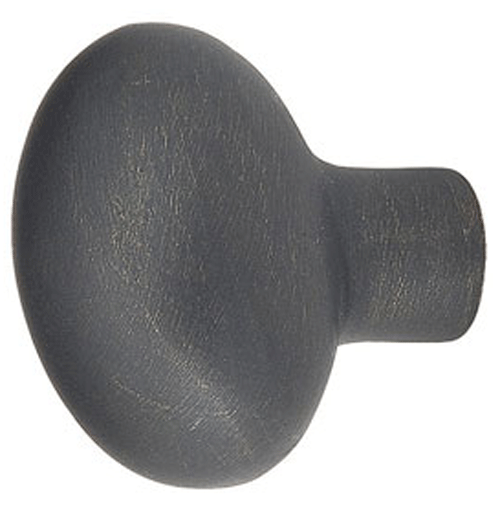 ##Antique Hardware## 1 1/4 Inch Sandcast Bronze Egg Cabinet & Furniture Knob