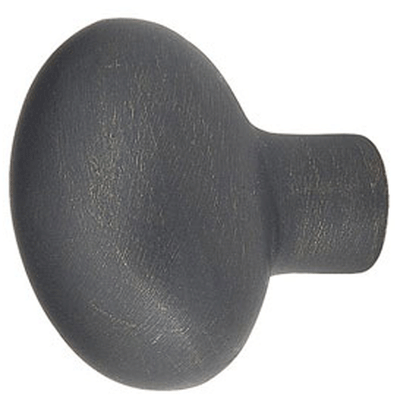 ##Antique Hardware## 1 1/4 Inch Sandcast Bronze Egg Cabinet & Furniture Knob