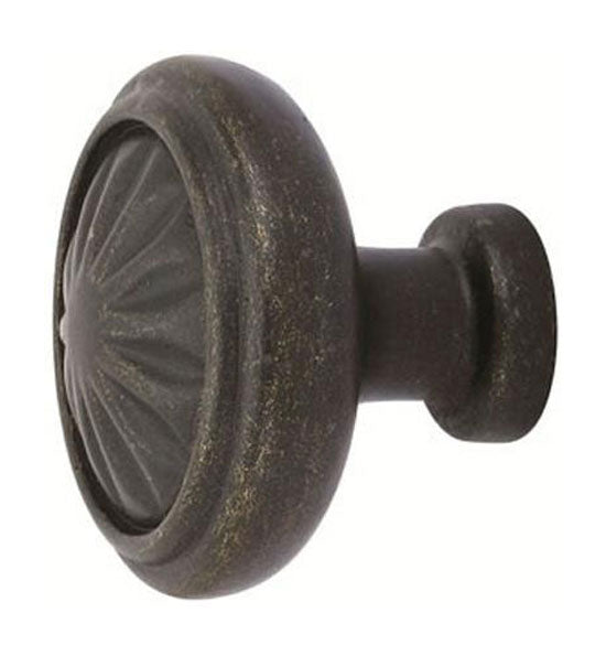 Antique Hardware 1 Inch Tuscany Bronze Round Cabinet & Furniture Knob CABINET KNOB