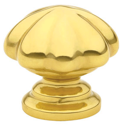Antique Hardware 1 1/4 Inch Solid Brass Melon Cabinet & Furniture Knob CABINET KNOB
