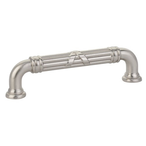##Antique Hardware## Solid Brass Ribbon & Reed Fixed Pull (Several Lengths)