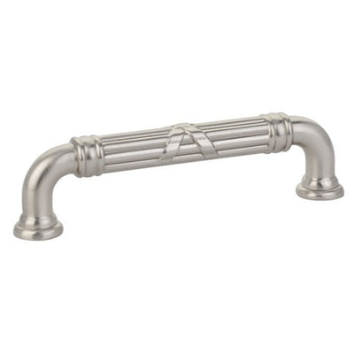 ##Antique Hardware## Solid Brass Ribbon & Reed Fixed Pull (Several Lengths)