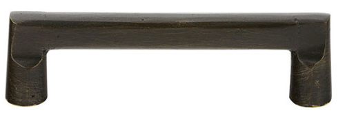 Antique Hardware 8 1/2 Inch (8 Inch c-c) Sandcast Bronze Rail Pull CABINET PULL