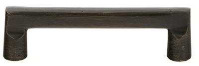 Antique Hardware 8 1/2 Inch (8 Inch c-c) Sandcast Bronze Rail Pull CABINET PULL