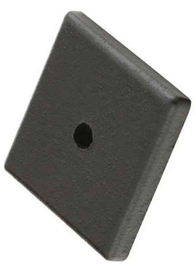 Antique Hardware 1 1/4 Inch Sandcast Square Back Plate KNOB-BACKPLATE