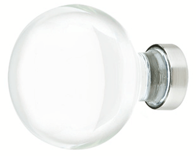 ##Antique Hardware## 1 1/4 Inch Crystal Glass Bristol Cabinet & Furniture Knob