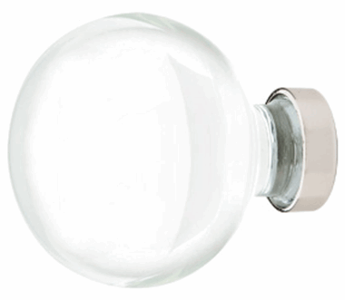 ##Antique Hardware## 1 1/4 Inch Crystal Glass Bristol Cabinet & Furniture Knob