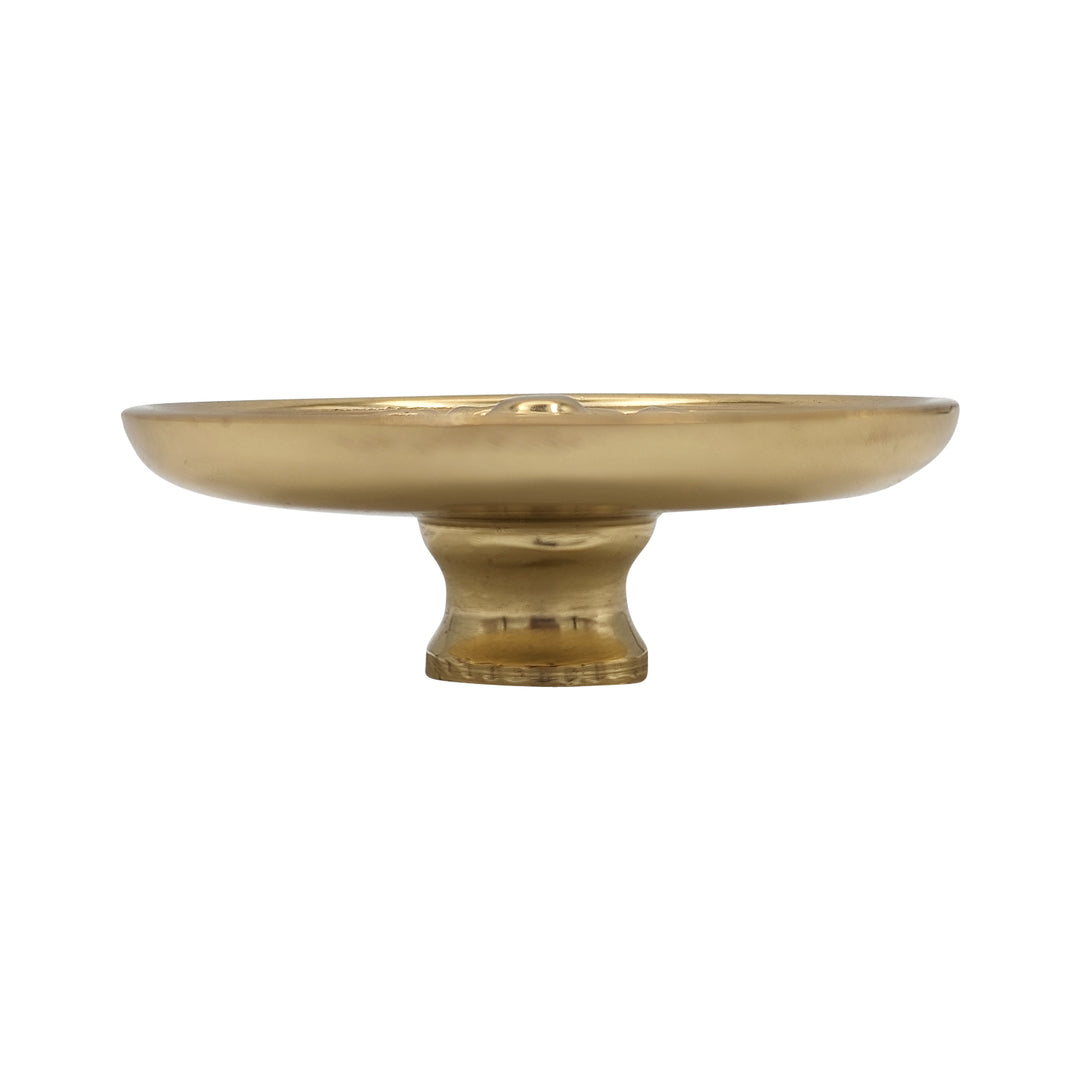 Antique Hardware 2 1/2 Inch Solid Brass Large Floral Cabinet and Furniture Knob CABINET KNOB