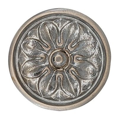 Antique Hardware 2 1/2 Inch Solid Brass Large Floral Cabinet and Furniture Knob CABINET KNOB
