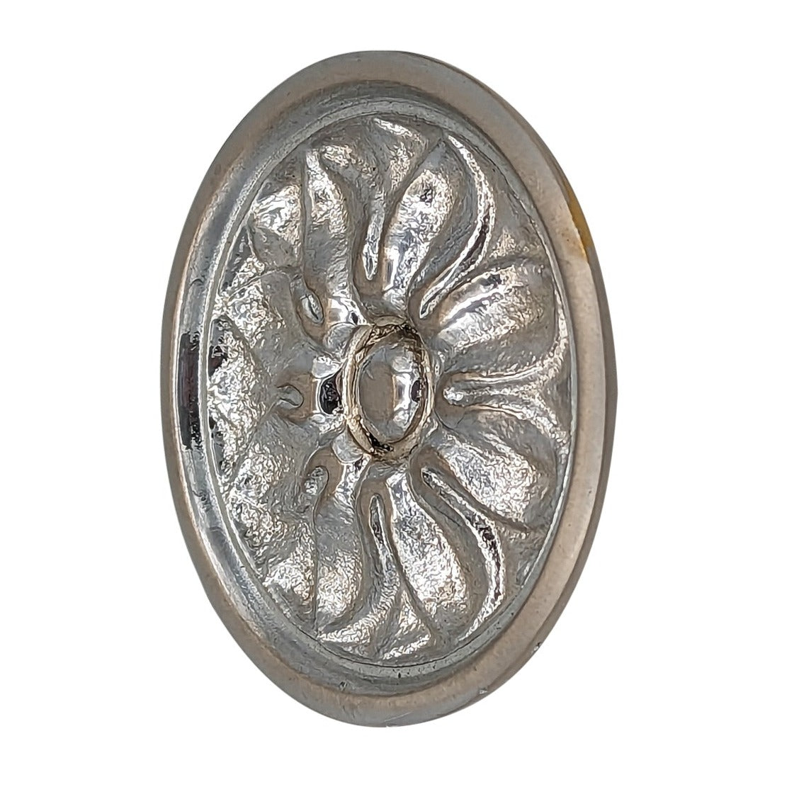 Antique Hardware 2 1/2 Inch Solid Brass Large Floral Cabinet and Furniture Knob CABINET KNOB