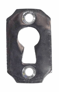 Antique Hardware 1 1/2 Inch Solid Brass Small Escutcheon Keyhole Plate KEYHOLE COVER