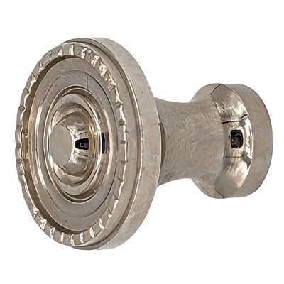 Antique Hardware 1 1/8 Inch Solid Brass Patterned Cabinet & Furniture Knob (Several Finishes Available) ANTIQUE CABINET HARDWARE