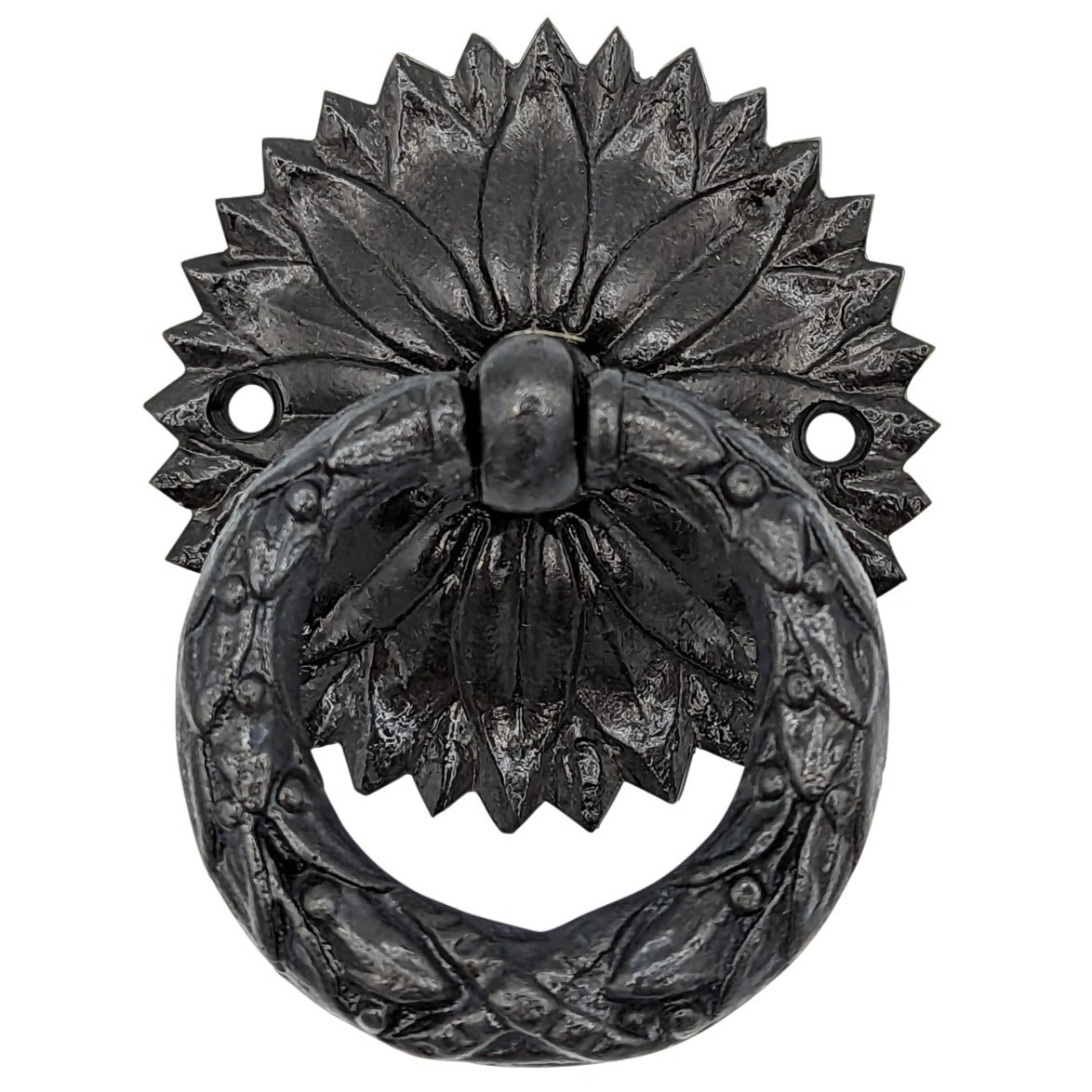 Antique Hardware 2 Inch Solid Brass Radiant Leaves Ring Pull RING PULL