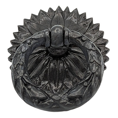 Antique Hardware 2 Inch Solid Brass Radiant Leaves Ring Pull RING PULL
