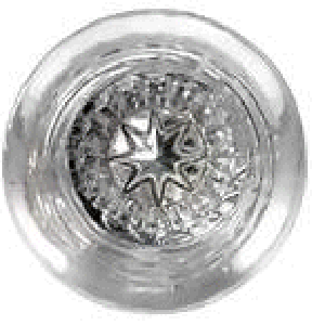 Antique Hardware Eastlake Rosette Door Set with Crystal Round Door Knobs (Several Finishes Available) ROUND CRYSTAL DOOR KNOB