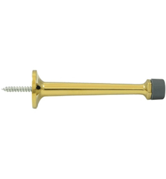 Antique Hardware 4 Inch Solid Brass Baseboard Door Bumper BASEBOARD-DOORSTOP