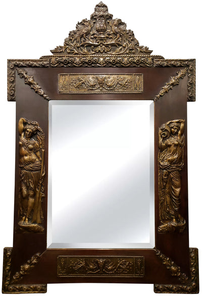 Antique Hardware French Empire Era Mirror From Versailles, France Mirrors