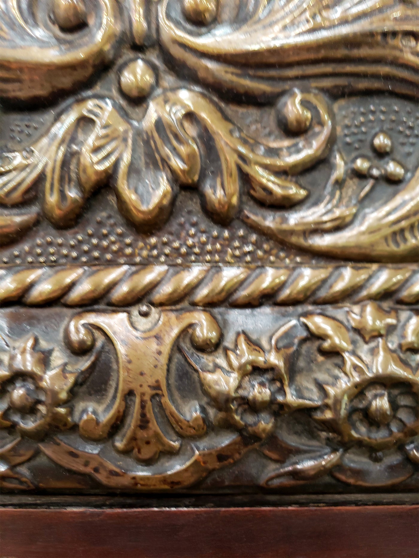 Antique Hardware French Empire Era Mirror From Versailles, France Mirrors