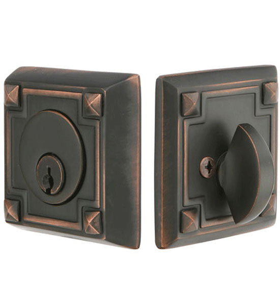 Antique Hardware Arts and Crafts Style Deadbolt DEADBOLT