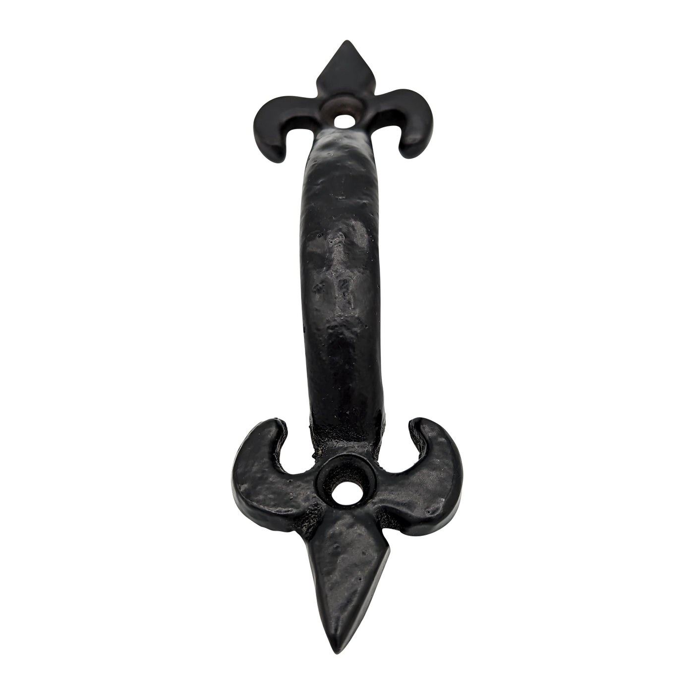 Antique Hardware 4 1/4 Inch Solid Brass Colonial Style Pull (Flat Black Finish) 
