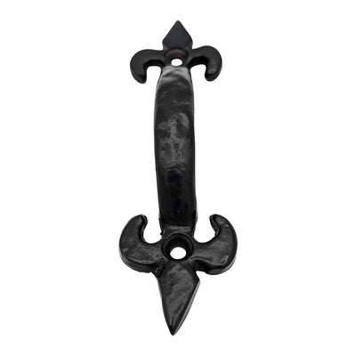 Antique Hardware 4 1/4 Inch Solid Brass Colonial Style Pull (Flat Black Finish) 