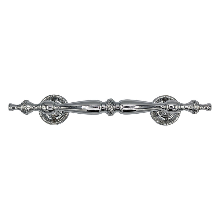 ##Antique Hardware## 9 1/2 Inch Overall (6 Inch C-C) Solid Brass Rope Style Handle (Several Finishes Available)