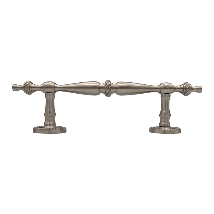 ##Antique Hardware## 9 1/2 Inch Overall (6 Inch C-C) Solid Brass Rope Style Handle (Several Finishes Available)